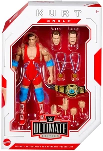 WWE Mattel Ultimate Edition Kurt Angle Wrestling Figure - Foto 1 di 6