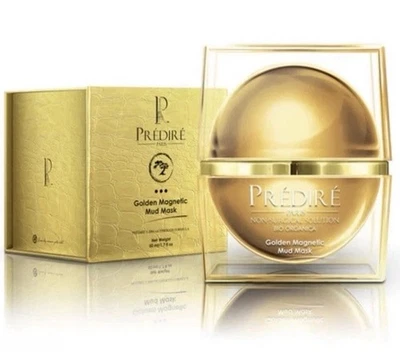 Máscara de lama magnética dourada multivitamínica multivitamínica Predire Paris - Imagem 1 de 3