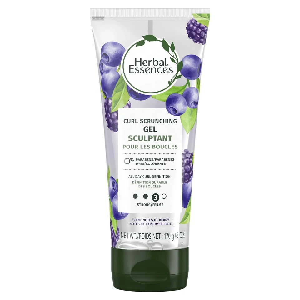 Herbal Essences Gel Totally Twisted Curl Scrunching Frizz Free Berry Scent 6oz - Image 1 of 2