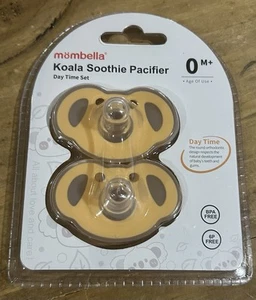 Mobella Koala Silikon Baby Schnuller für gestillte Babys 2 Stück, 0-3 Monate - Bild 1 von 2