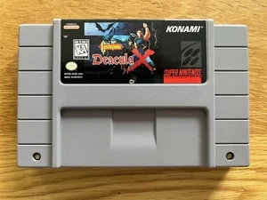 Original Castlevania Dracula X USA NTSC Super Nintendo SNES Rare Game! Cart Only - Picture 1 of 24