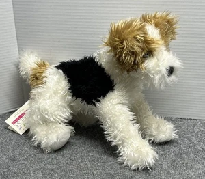 Douglas Cuddle Toys Fox Terrier 13" Plush Realistic Rare with Tags - Picture 1 of 8