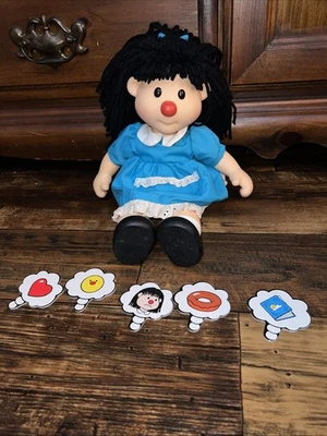 VTG. Molly Doll (Big Comfy Couch) Original 1996 14” Blue Dress, Vinyl Playmates - Image 1 of 4