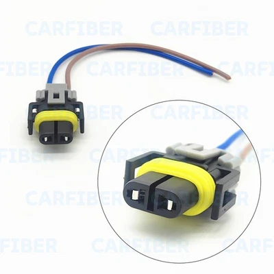 2-Pin Fog Light Fog Lamp Pigtail Connector Fits Ford Five Hundred 2005-2007 - Image 1 of 4