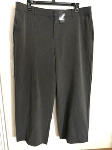 Torrid Studio Womens Pants 16 Short Charcoal Gray Wide Leg Stretch Pockets - Picture 1 of 4