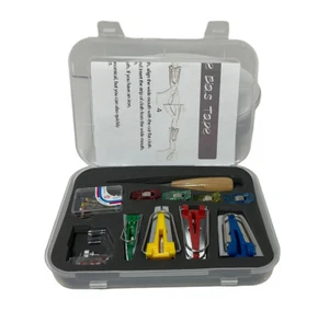 Bias Tape Maker Kit Sewing Awl Binder Foot Sew for Sewing Quilting 6/12/18/25mm - Picture 1 of 9