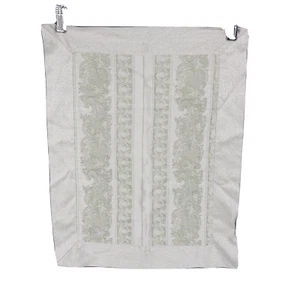 Paper White Pillow Sham Square Embroidered White 16 x 16 - Picture 1 of 5
