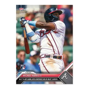 2023 Topps NOW #458 Michael Harris II 5 Hit Game Inc. HR - Free Shipping Always! - Picture 1 of 2