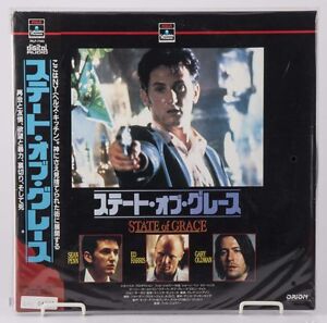 NOS Laserdisc STATE of GRACE PILF-7140 Sean Penn Gary Oldman w/OBI from Japan