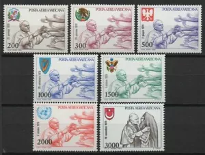 Vatican,C66-72, Air Mail, Pope's Travels 1980, 7v, MNH - Picture 1 of 1
