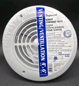 Imperial VT0542 Untersicht Abluftentlüfter, 4" & 6" weiß - Bild 1 von 2