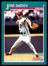 1991 SCORE JOSE DEJESUS PHILADELPHIA PHILLIES #623
