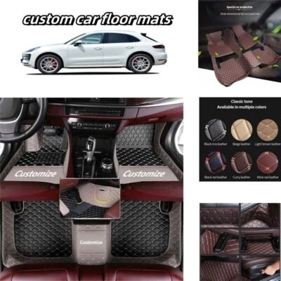 Alfombrillas de coche aptas para Mercedes Benz todos los modelos alfombras personalizadas de lujo impermeables Foto 1 de 4