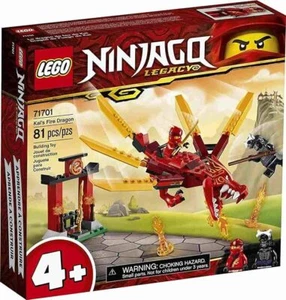 LEGO NINJAGO Legacy Kai’s Fire Dragon 71701 Dragon Toy Figure Building Kit - Picture 1 of 4