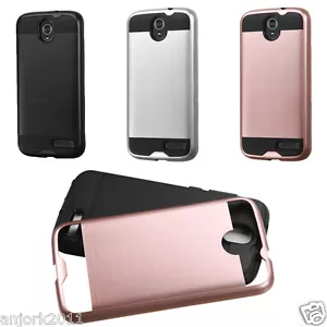 Gebürstete strukturierte + weiche TPU-Hülle schmale Passform Cover für ZTE Grand X 3 Z959 Warp 7 - Bild 1 von 7