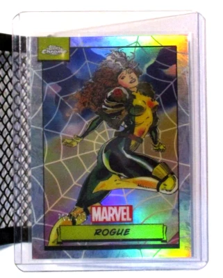 Topps Chrome Marvel REFRACTOR ROGUE 100/399 CARD #96 SHIPPED IN TOP LOADER - Image 1 of 4