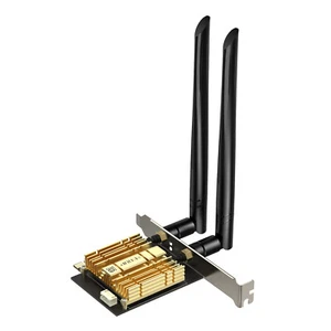 Carte réseau sans fil AX210 WiFi 6E Bluetooth PCIe de bureau Windows 10 - Photo 1/10