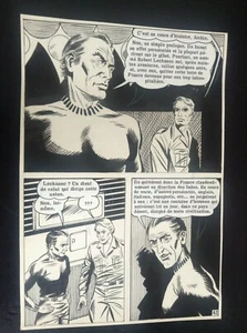 Planche originale Fleuve noir anticipation Artima pl 42 - Picture 1 of 1