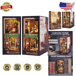 Colorful DIY Miniature House Kit with LED Light – Perfect Gift for Creatives - Picture 1 of 9