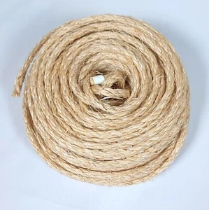 Sisal Rope Large Ball  1/4" Diameter, Not sure of total Length, maybe 100 feet - Picture 1 of 3