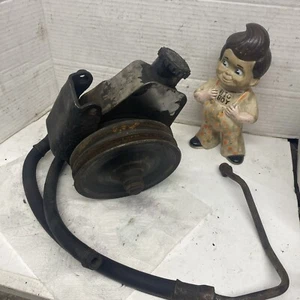 GM Original Power Steering Pump with 3941107 Pulley Hose Broke Can Be Reflared - Picture 1 of 19