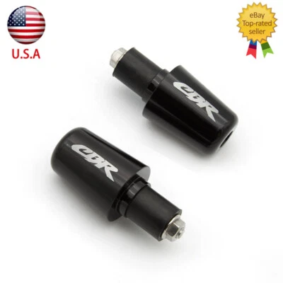 Tapones de agarre de manillar CNC para Honda CBR1000RR 2004-2014 logotipo CBR Foto 1 de 4