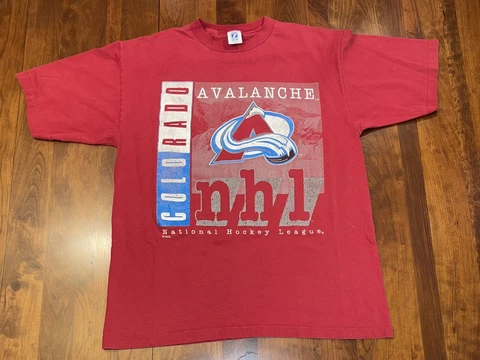 Vintage COLORADO AVALANCHE TShirt XL in good condition Cover