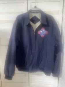 Port Authority Embroidered New Mexico Balloon Fiesta Logo Bomber Jacket Blue XL - Picture 1 of 7