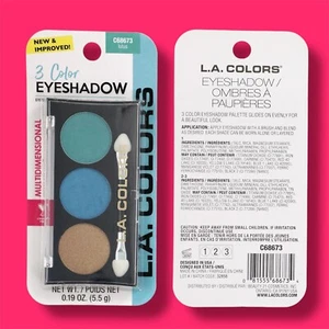 L.A. Colors Makeup 3 Color Eyeshadow, Multidimensional, 5.5g, CHOOSE YOUR SHADE - Picture 1 of 2