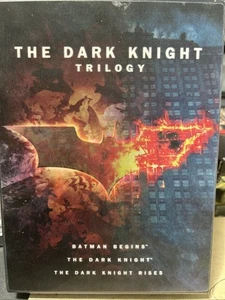 The Dark Knight Trilogy DVD Set 3 DVD Set Good Condition w/ Booklet - Picture 1 of 4