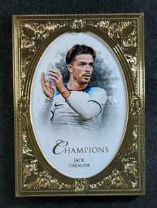 2023-24 Futera Unique World Football JACK GREALISH 10/14 Champions Set 23KT Gold - Picture 1 of 3