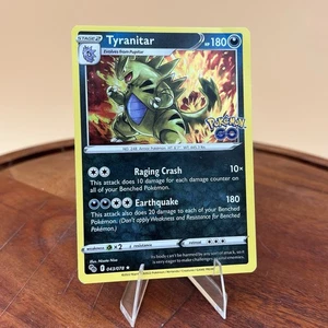 Pokémon TCG Tyranitar Pokemon GO 043/078 Holo Rare - Bild 1 von 2