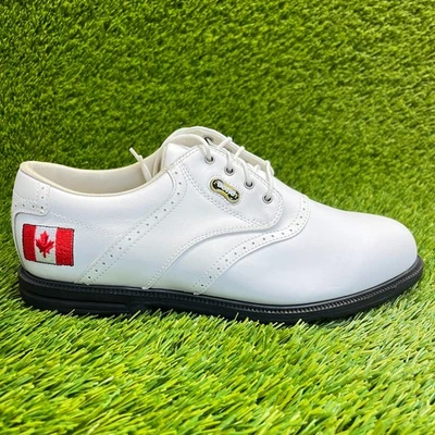 FootJoy MyJoys Mujer Talla 9 Blanco Atlético Cómodo Golf Picos Zapatos Foto 1 de 4