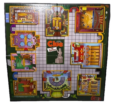 The Simpsons Clue 2002 Replacement Game Board Only 2nd Edition - Image 1 of 2
