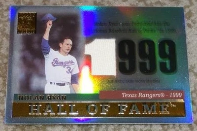 2004 TOPPS TRIBUTE NOLAN RYAN BASEBALL JERSEY CARD, TR-NR - Image 1 of 2