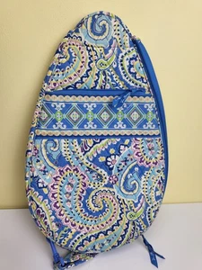 Vera Bradley Sling Tennis Backpack Zipper Pockets Quilted Adjustable - Picture 1 of 10