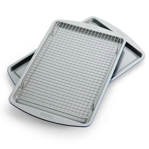 Tramontina Bakeware Set Ceramic Non-Stick PFAS-Free Aluminum Oven Safe 3-Piece - Picture 1 of 8
