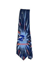 Denver Broncos NFL Necktie 3 1/2" X 56" Silk Orange Blue Tie H71 - Picture 1 of 2