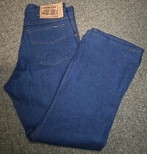 Vintage Sears Genuine Roebucks Men's Jeans 34x30 NOS 100% Cotton Boot Cut - Picture 1 of 7