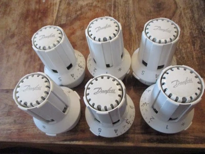 6 Stück Danfoss Thermostatkopf RAW 5110 ohne Nullstellung 013G5010 RA-Click   - Bild 1 von 3