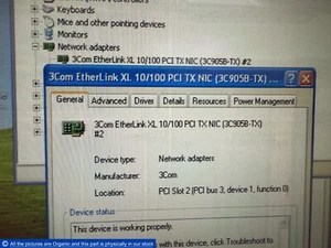 3Com 3C905B-TX Etherlink XL PCI 10/100 Ethernet Adapter 5064-6787 03-0172-400F - Picture 1 of 11
