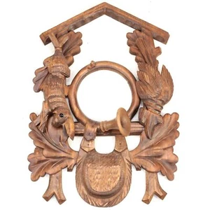Marco de estuche de reloj de cuco con cesta de conejo y cuerno de pájaro 16 pulgadas - GL110 - Imagen 1 de 3