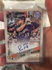 2018 Topps Gypsy Queen Brett Phillips On Card Auto Milwaukee Brewers