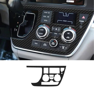 Cubierta de cuadro de fibra de carbono radio/control climático para Toyota Sienna 2015-2020 - Imagen 1 de 17