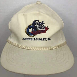 Capt. Dicks Marina Vintage Snapback Hat Murrells Inlet SC - Picture 1 of 7
