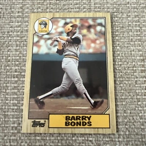 1987 Topps Barry Bonds Rookie Card #320 Pittsburgh Pirates - Picture 1 of 2