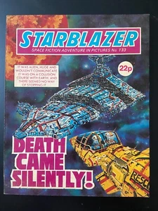 Starblazer Comic Space Fiction Adventure #133 1984 Death  Came Silently 856f - Imagen 1 de 2