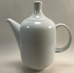 Rosenthal Plus White Coffee Pot Wolf Karnagel Design 1970s Vintage MCM - Picture 1 of 7