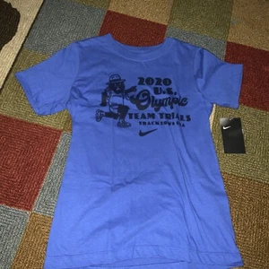 Nike 2020 Olympic Trails Blue/Black Shirt Tee Youth Size: XL NWT - Picture 1 of 4