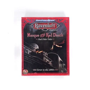 TSR - AD&D - Ravenloft, Masque of the Red Death Boxed Set [NM] 1103 Complete - Picture 1 of 3